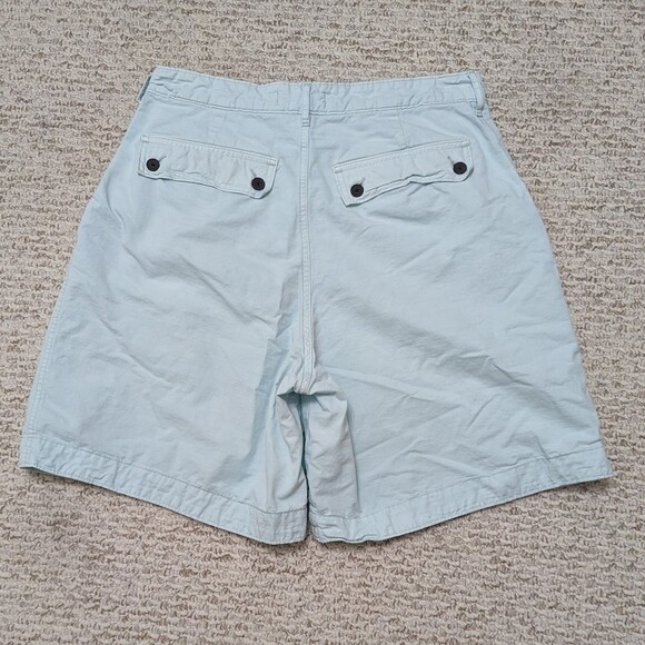 Everlane Pants - Everlane Women's Size 12 Linen Blend Pleated Front Bermuda Shorts